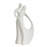 Statueta HP13226, iubire, ceramica, alb, 23.5 x 11.5 x 6.5 cm