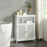 Dulap mediu baie Karls&oslash;y 80x60x28cm alb [en.casa] HausGarden Leisure, [en.casa]