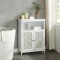 Dulap mediu baie Karls&oslash;y 80x60x28cm alb [en.casa] HausGarden Leisure
