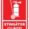 Indicator stingator cu roti