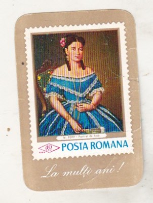 bnk cld Calendar de buzunar - 1970 - Intreprinderea Filatelia Bucuresti foto