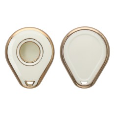 Husa Cheie Kwmobile pentru Harley Davidson, Alb/Auriu, Silicon, KWM0000256E002C foto