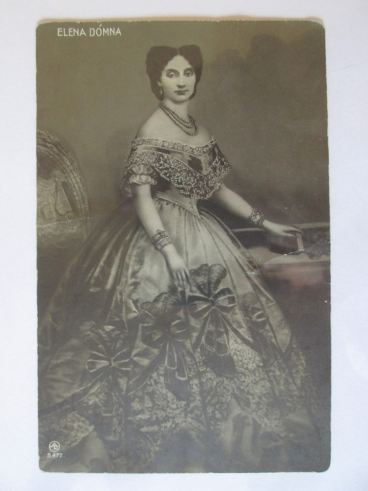 Carte postala foto Doamna Elena Cuza necirculata circa 1910