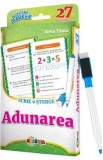 Adunarea. Scrie si sterge. 27 de cartonase - Inesa Tautu