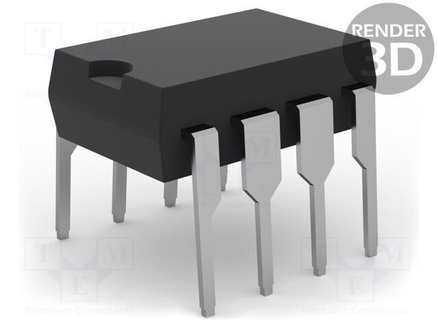 Controler PWM INFINEON 10,3A 100kHz DIP8 pentru Flyback 0&divide;75%