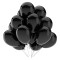 Set 100 baloane latex, Negru, 30cm, Ropet