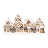 Casute Craciun polirasina multicolora 25x6x13 cm