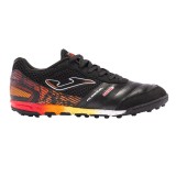 Ghete Fotbal Barbati Joma Mundial 2401 Negre, Piele Naturala, Sintetic, Teren Sintetic, VTS