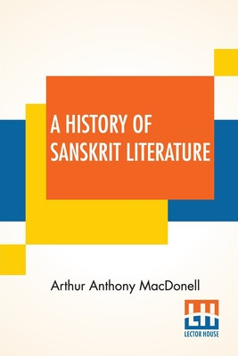 A History Of Sanskrit Literature foto