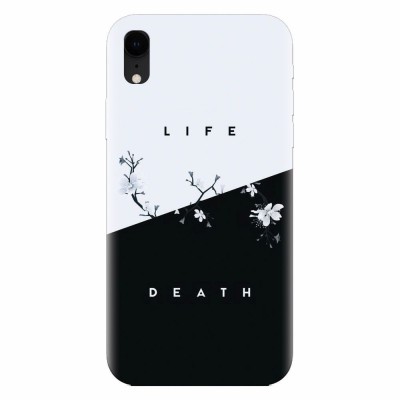 Husa silicon pentru Apple Iphone XR, Life Vs Death foto
