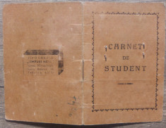 Carnet de student// Institutul Politehnic Bucuresti, 1948 foto