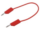 Cablu de măsurare Hirschmann T&amp;M 60VDC 30VAC 32A 250mm roșu