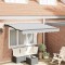 Cadru de copertină Antracit 3.5 x 2 m Metal
