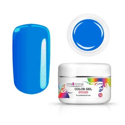 Gel colorat Inginails UV/LED - Neon Dark Blue, 5g foto