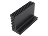 Radiator extrudat TO220 negru 84x55x31mm 5K/W