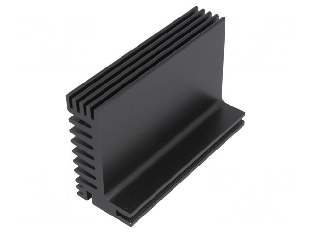 Radiator extrudat TO220 negru 84x55x31mm 5K/W