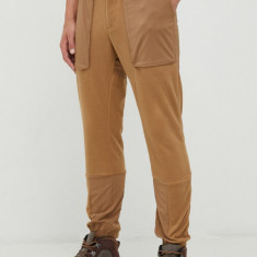Columbia pantaloni barbati, culoarea maro, drept