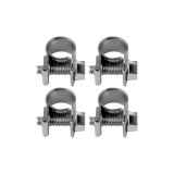 Set 4 cleme zincate cu surub 10-12/9mm Vorel 73781