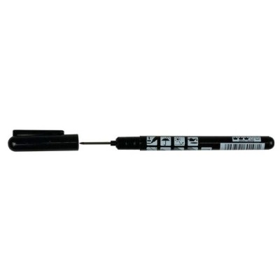 Marker permanent, 1 mm, negru, subtire, cu varf lung, Richmann GartenVIP DiyLine foto