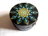 cutie lemn decorata cu mandala 42854