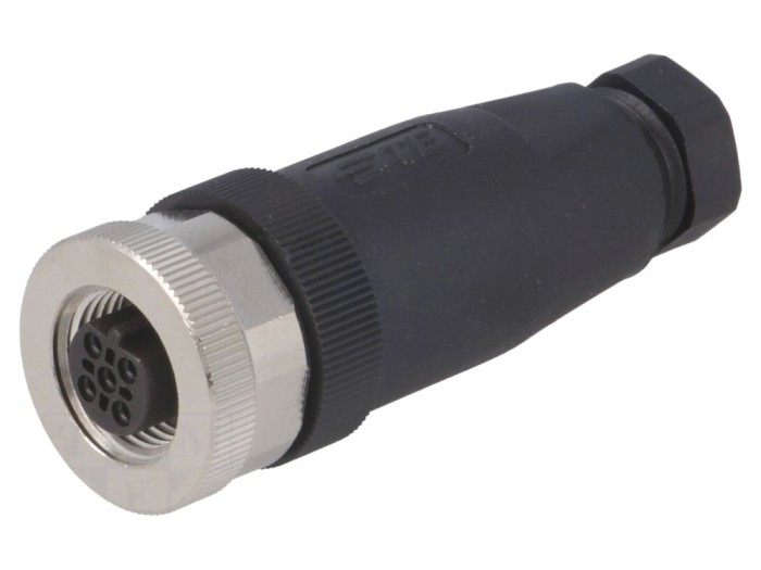 Conector M12 mamă 5 pini IP67