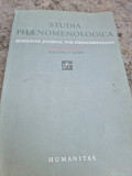 Studia Phaenomenologica Vol.II No.1-2/2002