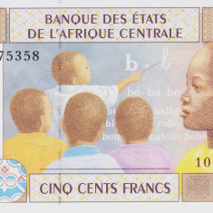 Bancnota Statele Africii Centrale ( Chad ) 500 Franci 2002 - P606Ce UNC