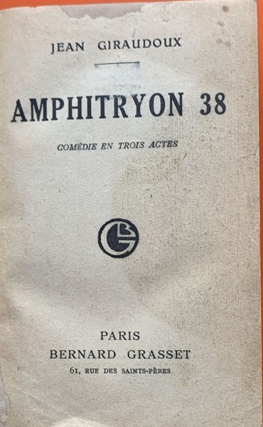 Amphitryon 38 - Jean Giradoux