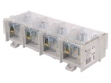 Regletă de conexiuni terminal cu şurub 95mm2 232A 4 piste