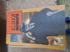 I.G. Duca Memorii 1 vintage