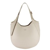 Geanta crem David Jones Paris de talie mare CM8456 M13
