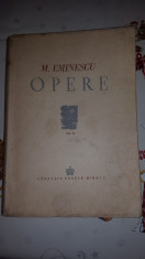 Eminescu - Opere vol.3 editia Perpessicius an1944/406pagini foto