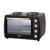 Cuptor Electric Albatros A45BP2, 45L, 3500W, Negru, Termostat 100-230&deg;C, 4 Functii pentru Coacere, Elemente Inox, Tava &amp; Gratar