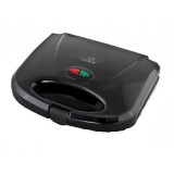 Aparat de facut vafe TKT003 Raspberry, Titanium, 750W, Negru