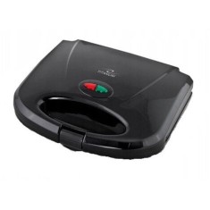 Aparat de facut vafe TKT003 Raspberry, Titanium, 750W, Negru