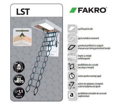 Scara pod FAKRO LST Pantograf foto