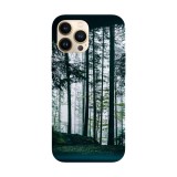 Husa compatibila cu Apple iPhone 14 Pro Max model Foggy forest, Silicon, TPU, Viceversa, Transparent, Carcasa