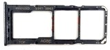 Suport SIM Samsung Galaxy A32 4G A325 Negru Original Tava SIM Cartela