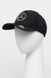 adidas șapcă x Mercedes culoarea negru, cu imprimeu, JX1419