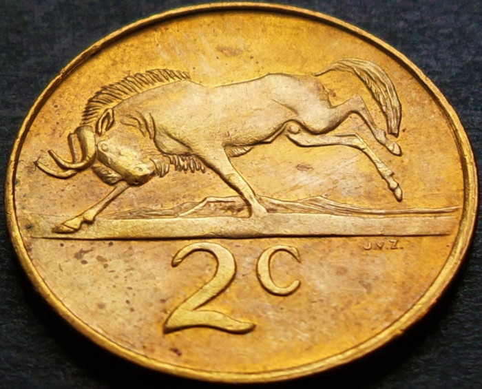 Moneda exotica 2 CENTI - AFRICA de SUD, anul 1988 *cod 4664
