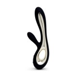 Vibratoare iepuras - LELO Soraya 2 Vibrator Reincarcabil cu Actiune Dubla - culoare Negru