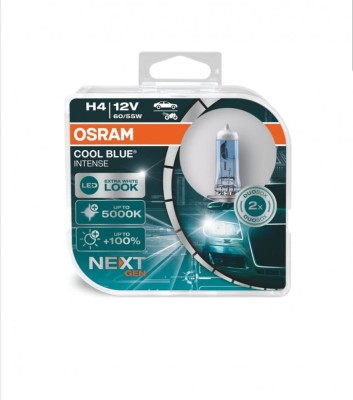 Becuri H4 osram next gen , 5000k , 12v foto