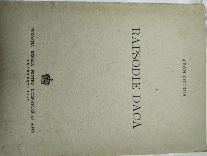 Rapsodie daca - Aron Cotrus (1942)
