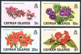 Insulele Cayman 1981 - Flori, flora, serie neuzata