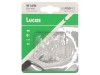 Lampă auto W2,1x9,5d transparentă 12V 16W - set 2 becuri, Lucas