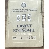 ACTRR01 Act Carnet CEC Libret de Economii - Neanulat
