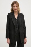 Sandro Ferrone sacou culoarea negru, desfacut, modelator