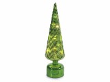 Cumpara ieftin Brad Craciun sticla verde cu led &Oslash; 10 cm x 37,5 H
