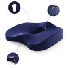 Perna Ortopedica Sezut Antiescara Antidecubit Epiziotomie Coccyx, Scaun Birou, Memorie Forma, Husa Velur