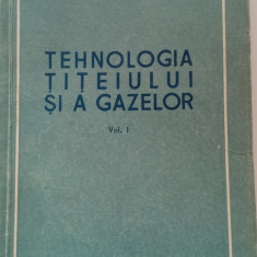 TEHNOLOGIA ȚIȚEIULUI ȘI A GAZELOR - VOL. 1-N.C.DEBIE